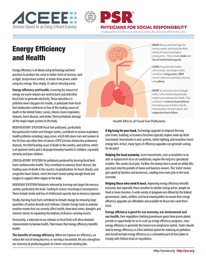 Energy Efficiency And Health