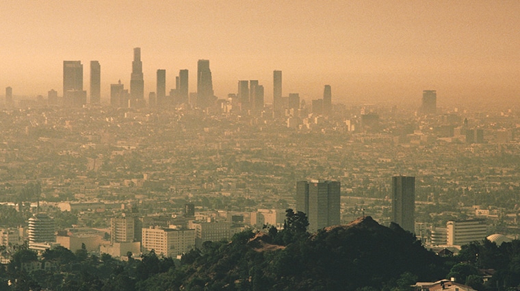 smog in Los Angeles