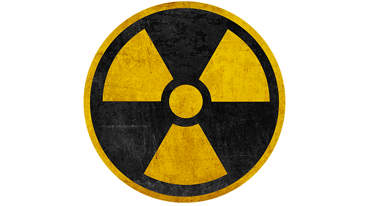 nuclear radiation symbol - click to read article