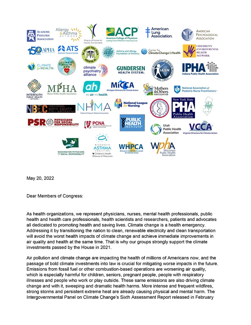 Climate Investments Letter