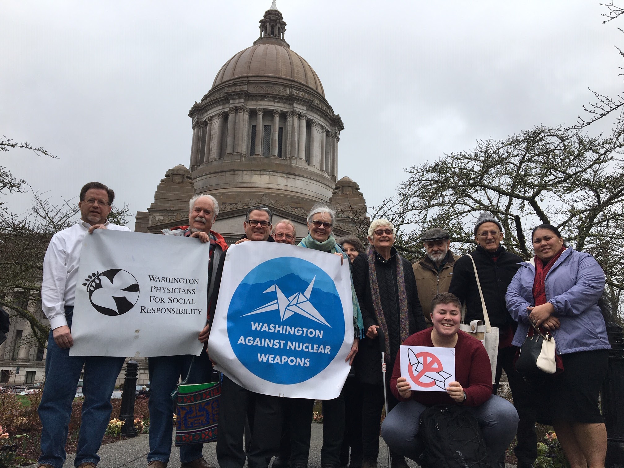 WPSR and WANW members at Washington State Capitol