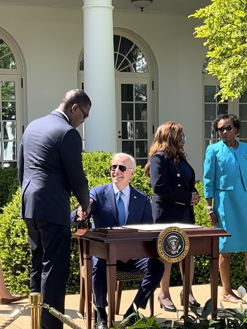 President Biden signs the order