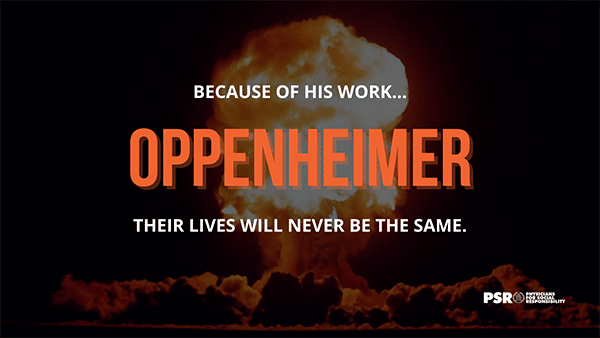 Oppenheimer: Because of his work, their lives will never be the same.