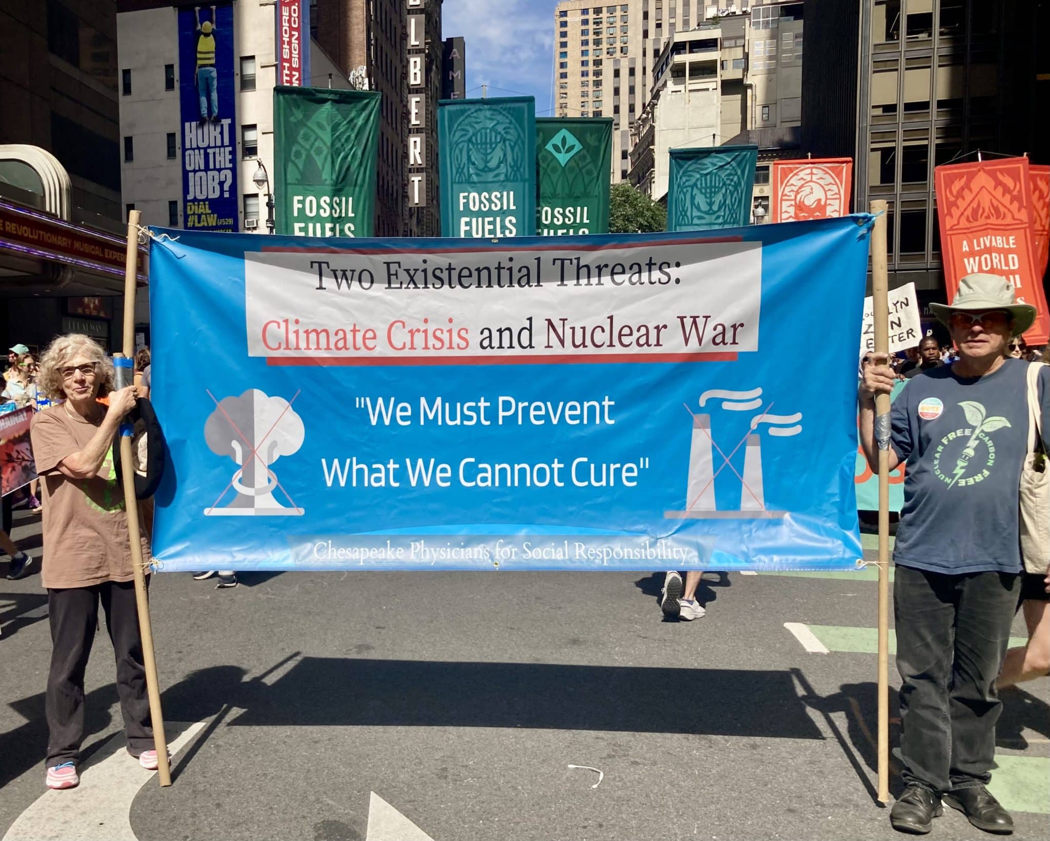 PSR chapters participate in the March to End Fossil Fuels Physicians