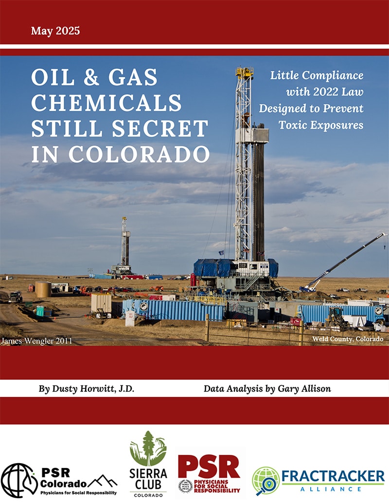 Oil & Gas Chemicals Still Secret In Colorado Oil & Gas Chemicals Still Secret In Colorado