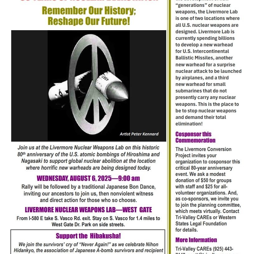 Livermore Aug. 6 Flyer Color