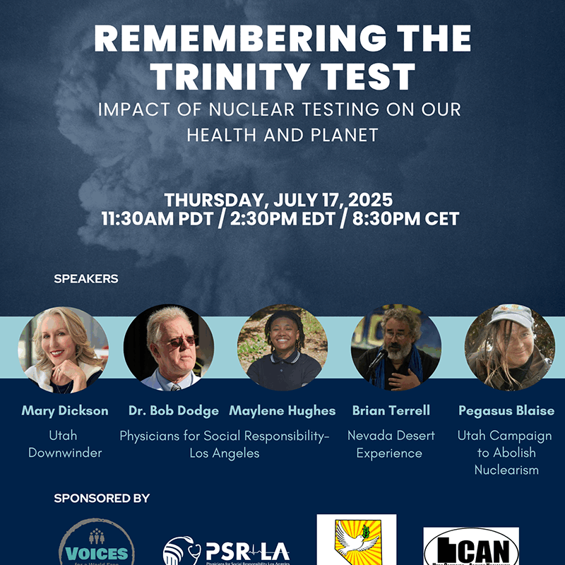 Remembering The Trinity Test Flyer