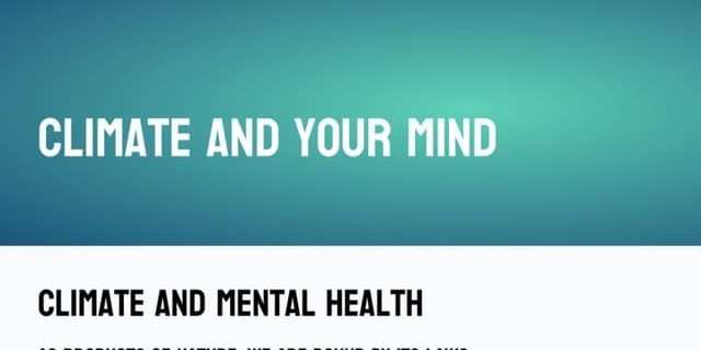 Climate And Your Mind