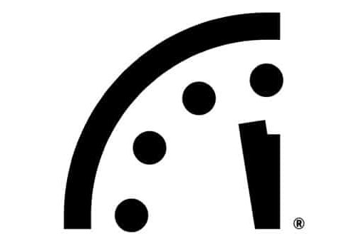 Doomsday Clock at 90 Seconds to Midnight
