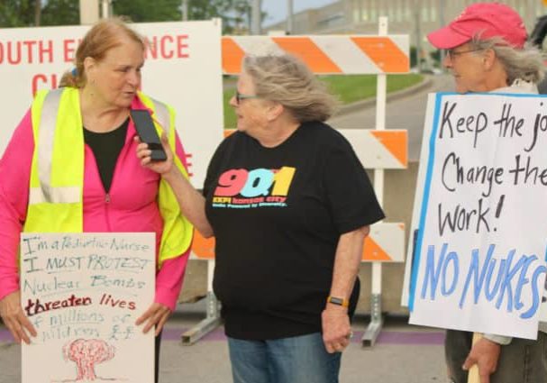 Kc Nuke Protest Ann Interviewed W Jeff