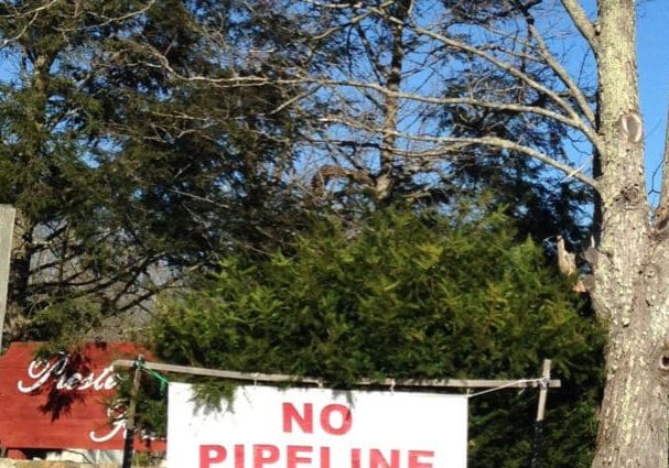 No Pipeline Sign