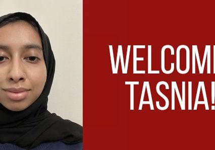 Welcome, Tasnia!