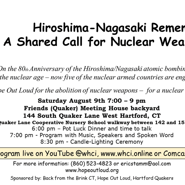 West Hartford Remembrance